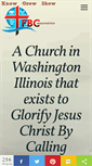 Mobile Screenshot of fbcwashington.org